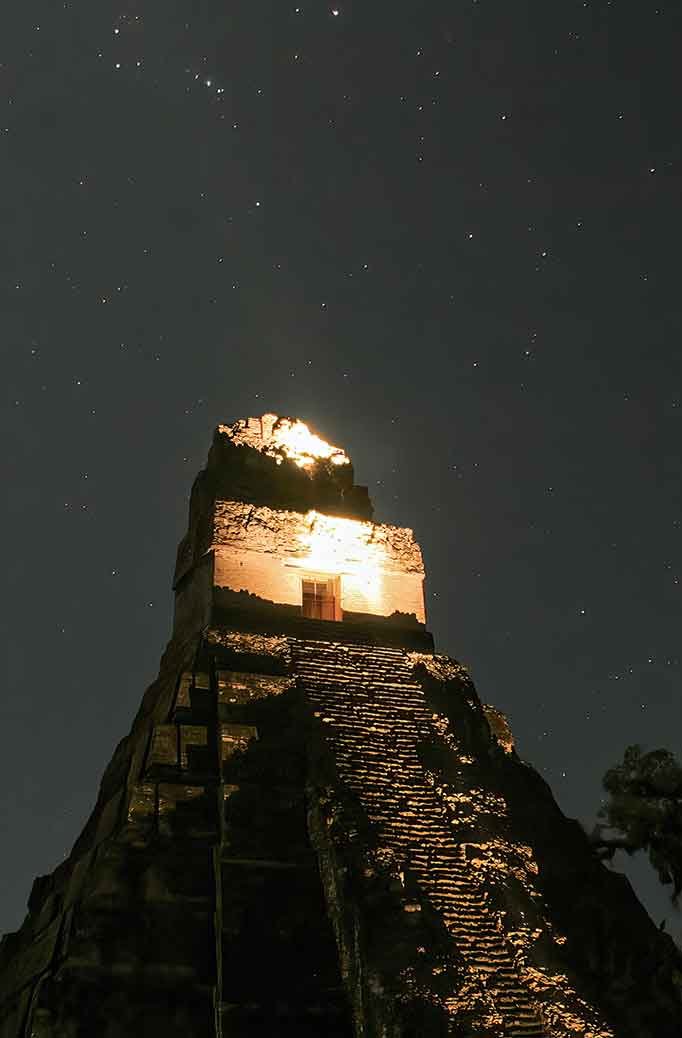 Tikal-Night Tikal